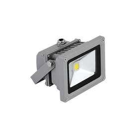 LED Прожектори 10W, 220V, 3000K, 700lm, 120°, COB, IP65, сиво тяло