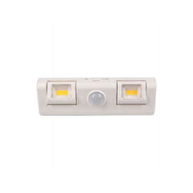 LED лампа с батерии 3xАА COB 1W 70lm 4000K IP20 с PIR сензор LVT 0175