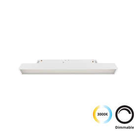 Магнитен линеен LED прожектор 48VDC 12W 370lm 3000K 110⁰ CRI83 димируем Viokef Lighting 4244303