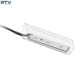 LED клипс за светещ рафт GTV LD-KLPNB-OON 12VDC 4000K 0.25W 10lm, 12VDC