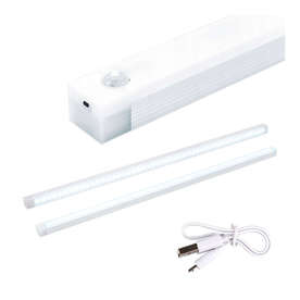 LED осветително тяло на батерия 3W 180lm 4500K 5V 1A батерия 3.7V 400mAh ключ on/off или Auto режим с PIR сензор и с USB кабел за зареждане LVT 0243