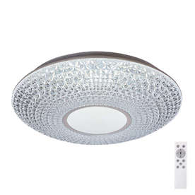LED ПЛАФОН С ДИСТАНЦИОННО RABALUX CORALIA 1518 48W 220V 3476LM КОНТРОЛ НА ЦВЕТА И ДИМИРАНЕ