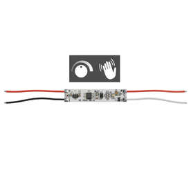 Безконтактен димер с подсветка за LED ленти 12-24VDC, 60-72W, IP20,  Led Labs 14-7049-00
