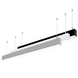Линейни LED осветителни тела Vito Lighting PROFILED-SL1 42W, 220VAC, 4410lm, 4000K, CRI>80, 120°, 1.2 метра