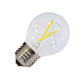 LED крушки филамент E27, 2W, 220V, топла светлина , 200lm, 300°, тип G45
