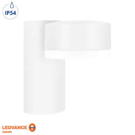 Фасадно LED осветително тяло Osram/LEDvance, 220V, 8W, 460lm, 3000K, IP54, 110°, бяло тяло