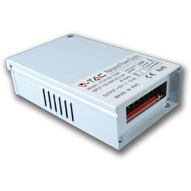 LED драйвер 150W, 220V/12VDC, 12.5А, метал, влагозащитен IP45