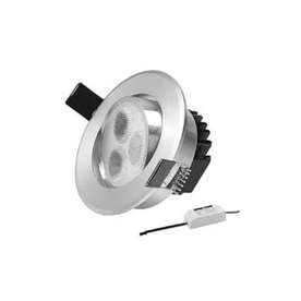 LED ЛУНА ЗА ВГРАЖДАНЕ 3W, 220V, IP20, 6000K, 240lm, 120°