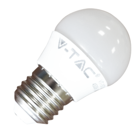 LED крушки Е27 V-TAC, 6W, 220V, 4500K, 470lm, 180°