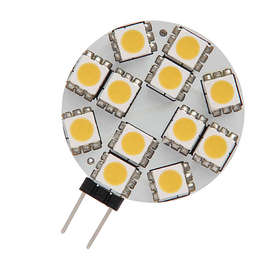 LED крушки G4, 2W, 3000K, 12VDC, 140lm, 120°