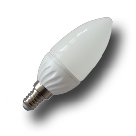 LED крушки Е14, 4W, 220V, топло бяла светлина, SMD5050, 120°, пламък