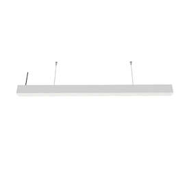 Линейно осветително тяло LED 30W, 1860lm, 4000K, 198см, on/off, с комплект за окачване и розетка