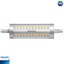 LED лампа за прожектор Philips R7S 118мм, 14/120W, 220V, 3000K, 2000lm, 300°, dimmable