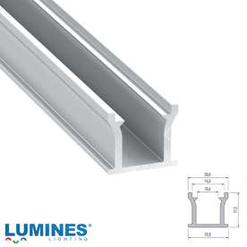 Алуминиев профил за LED ленти за вграждане в под Lumines Lighting Runo 10-0001-44