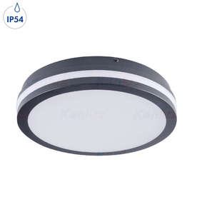 LED плафон Kanlux 33341 BENO 24W NW-O-GR, 220V, 24W, 4000K, 1920LM, 110°, IP54