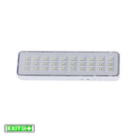 LED АВАРИЕН ОСВЕТИТЕЛ, 30xSMD2835, 6500K, светене в авариен режим до 1.5 часа, IP20