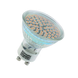 Цветни LED лунички 3W, GU10, 220V, SMD, синя светлина, 120°