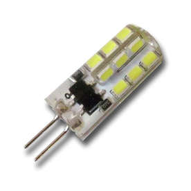 LED крушки G4 1.5W, 12VAC/DC, бяла светлина 6000K, 120lm, 220°