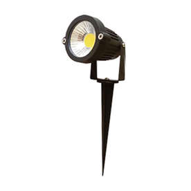 LED градинско осветително тяло IP65, 220V, 5W, 6000K, 350lm, 60°, черно тяло