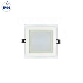 Квадратен LED панел Ultralux LPSG642 за вграждане 6W 4200K 420lm 120° IP44