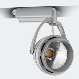 LED прожектори релсов монтаж  Luxmainer LT35-0600 20W, 220V, 3000K, 1600lm, 25°, IP44, за монофазна релса
