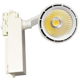 LED прожектори 33W, 220V, 3000K, 2300lm, IP21, 22°, бял корпус