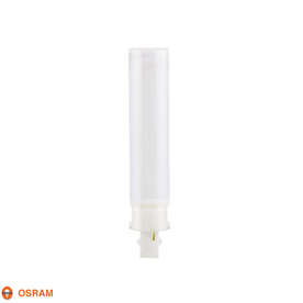 LED лампа Osram DULUX D LED 7W/840 EM G24q-2, излъчваща неутрална светлина, 2 пина, 3 години гаранция