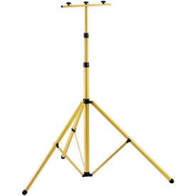Стойка за прожектори Brennenstuhl, телескопична, поцинковано метално тяло, прахово боядисана, цвят жълт