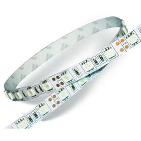 LED ленти 12V, 10W/m, тип диоди 5050, 60 SMD/m, топла бяла светлина, невлагозащитени, гъвкави