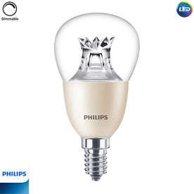 Димируема LED крушка Philips E14, 220V, 8W, 2200-2700K, 806lm, 240°
