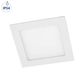 LED панел за вграждане GTV MATIS, aлуминий/акрил, 220V, 19W/100W, 1520lm, 3000K, 120°, IP54