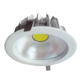 LED луна за вграждане 40W, 220V, 3000K топла светлина, 120°, COB диод, IP21