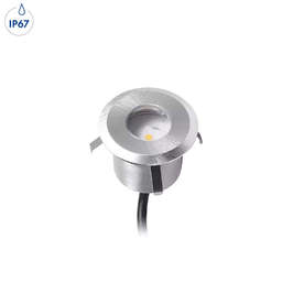 Мини LED луна за вграждане в земя Bergmen Sotto R 01-005-079-01-02-03-1 1.0W 3000K 220VAC 91° IP67