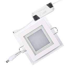 LED панели за вграждане 6W, 220V, 3000K, 420lm, 180°, с драйвер