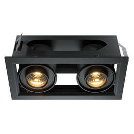 Двойна LED луна за вграждане Maytoni Modern DL093-02-10W3K-B