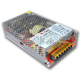 LED драйвер 250W, 220V/12VDC, 20А, метал, невлагозащитен IP20