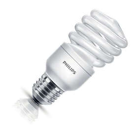 Енергоспестяващи крушки Philips 20W, E27, 220V, 2700K, 1250lm