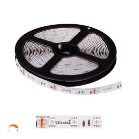 RGB LED лента 14.4W/m 12VDC 60LEDs/m IP65 Ultralux NGW5060RGB