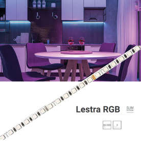 LED лента BERGMEN Lestra RGB 24VDC 9.6 W 5mm 120x3838SMD IP20 2.5м ролка