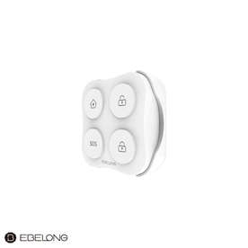 Безжичен кинетичен ключ Ebelong EP1454 с четири бутона, бял