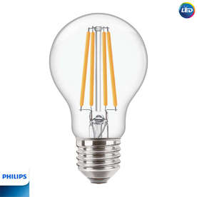 Филамент LED крушка Philips 10.5W, E27, 1521lm, 2700K, A60, 360°