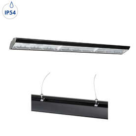 Линейни LED осветителни тела 220V, 150W, 18000lm, 4000K, 110°, IP54, диоди SMD3030 BRIDGELUX, драйвер High Quality DOB