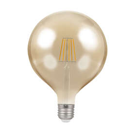 LED крушки filament G125, E27, 4W, 220V, 3000K, 400lm, 360°