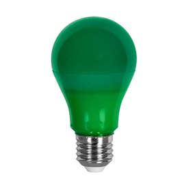LED крушка Ultralux LB627G 220V, 6W, Е27, зелена светлина, 200°