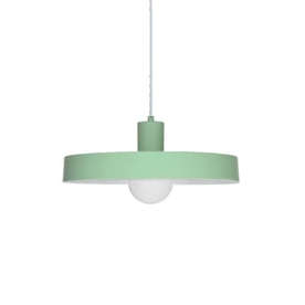 Пендел ACA Lighting Domenica OD5392SMI 220V IP20 посък дизайн в цвят зелен и фасунгa 1xЕ27