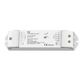 RGBW LED контролер WiFi 12V-36VDC, 2.4G, безжично управление, димиране от 0-100%