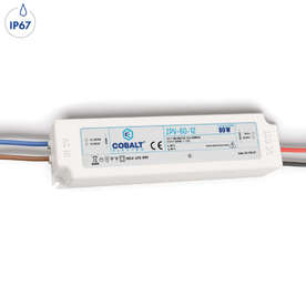 Трансформатор за LED лента 12VDC, 60W, 5A, IP67, Cobalt ZPV-60-12