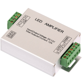 Усилвател UltraLux RGBAMP12A за RGB светодиодна лента 144W, 12VDC, 12A