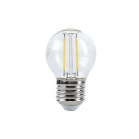 LED крушки филамент E27, 2W, 220V, студена светлина 6000К, 200lm, 360°, тип G45