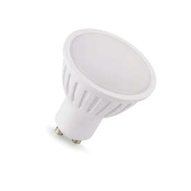 220V LED лунички 5W, цокъл GU10, SMD2835, 6000K, 400lm, 120°